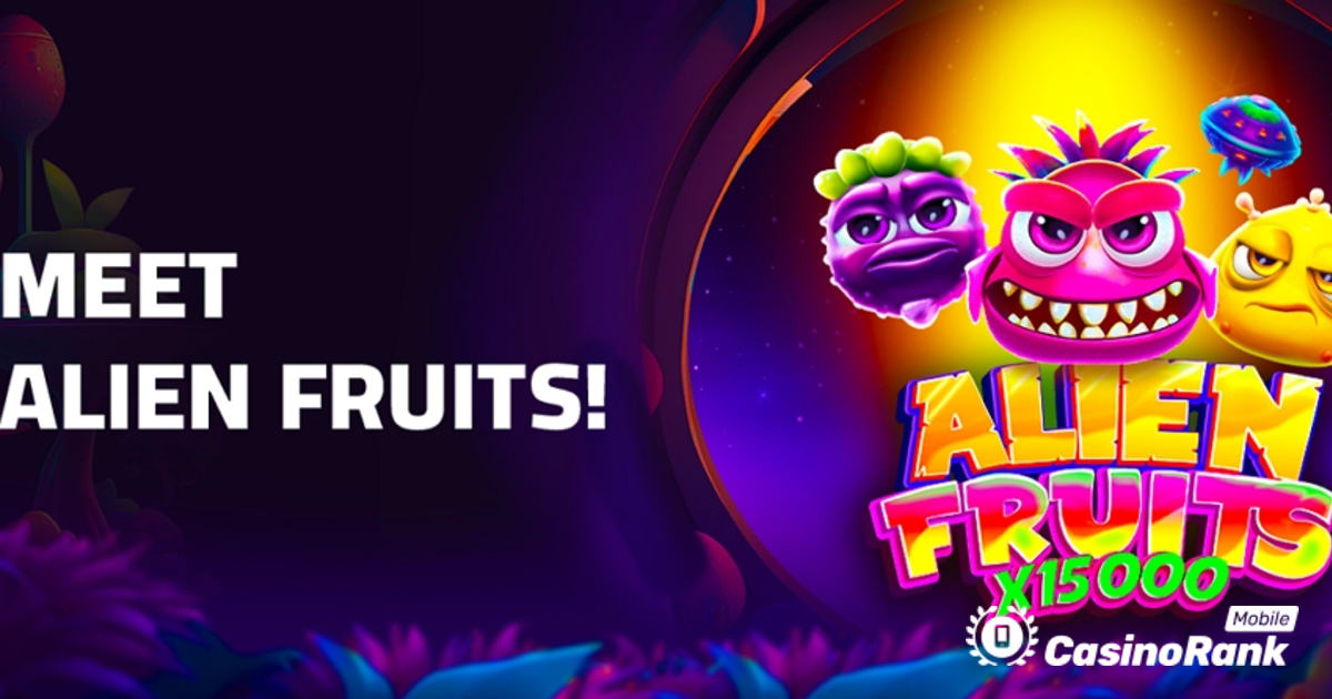 BGaming, Yapay Zeka Tarafından Oluşturulan Grafiklerle Alien Fruits Slotunu Piyasaya Sürüyor